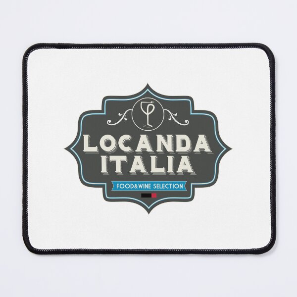 Item preview, Locanda Italia Classic Vintage Italian Food Wine Emblem designed and sold by lnpxrwa.