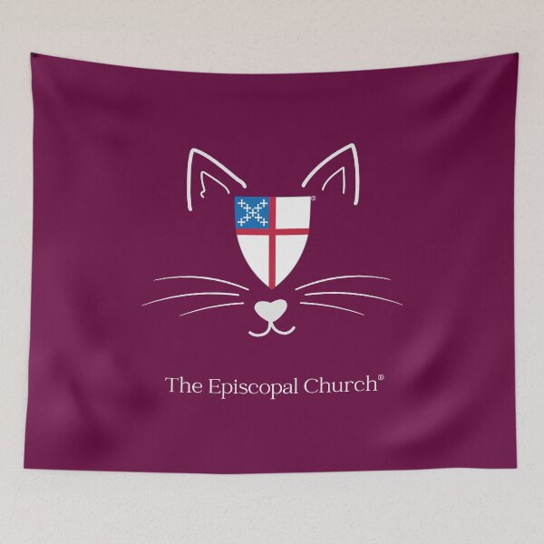 Item preview, Episcopal Cat - The Episcopal Shield™ designed and sold by Canterbury Episcopal Campus Ministry at Texas Tech University .