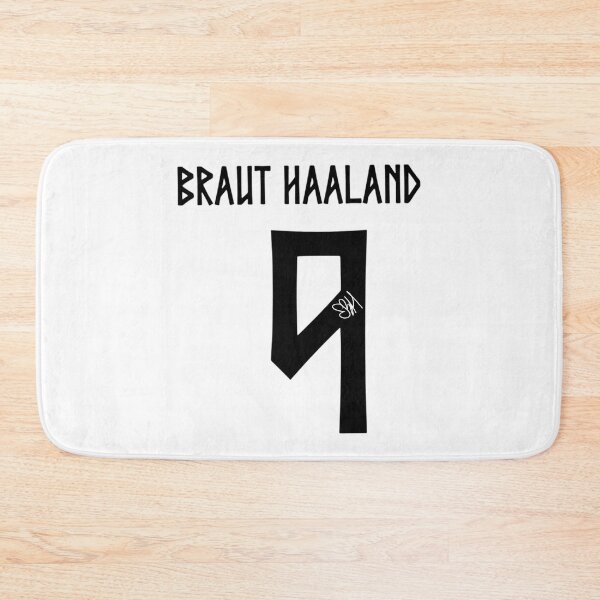 Item preview, Erling Haaland Norway World Cup Signature Black designed and sold by HempressBeads.
