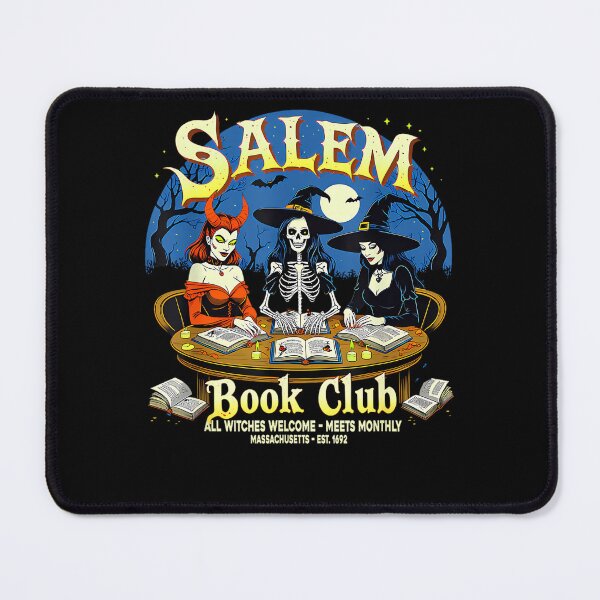 Item preview, Salem Book Club All Witches Welcome Spooky Halloween designed and sold by GenesisKohler.