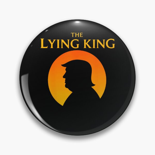 Item preview, The Lying King Political Satire Typography Graphic designed and sold by JamesCrArt.