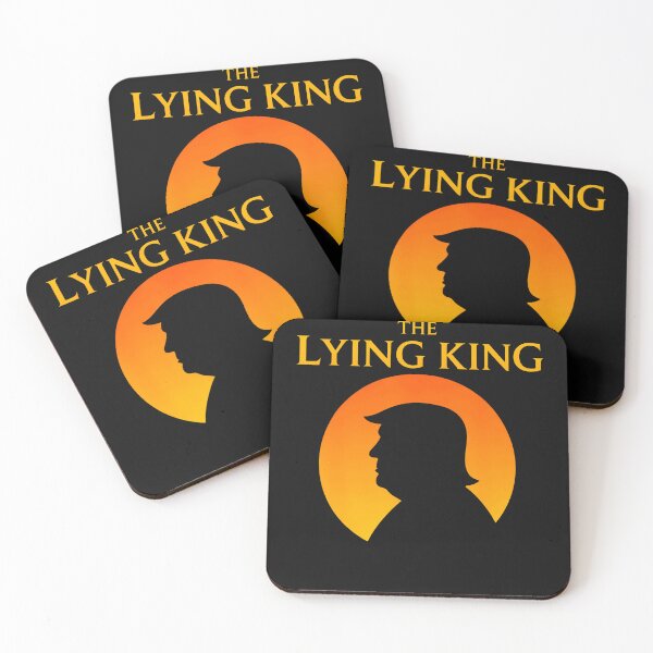 Item preview, The Lying King Political Satire Typography Graphic designed and sold by JamesCrArt.