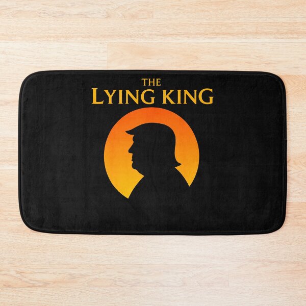 Item preview, The Lying King Political Satire Typography Graphic designed and sold by JamesCrArt.