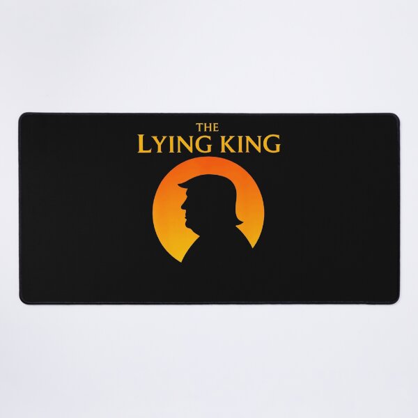 Item preview, The Lying King Political Satire Typography Graphic designed and sold by JamesCrArt.