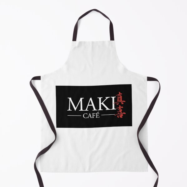 Item preview, Maki Café Japanese Kanji Typography Aesthetic Logo designed and sold by lnpxrwa.