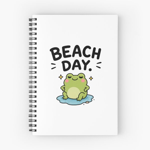Item preview, Beach Day Cute Frog Meme designed and sold by MonkiFlipp.