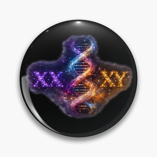 Item preview, Cosmic Stardust Galaxy DNA XX XY designed and sold by teemix.