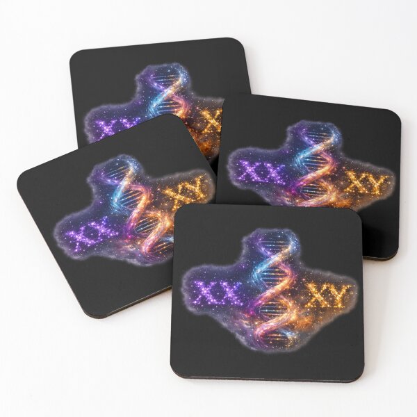 Item preview, Cosmic Stardust Galaxy DNA XX XY designed and sold by teemix.