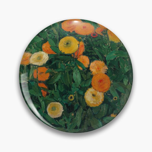 Item preview, Marigolds by Koloman Moser | Vienna Secession Floral Garden Print designed and sold by GalleryRowTV.
