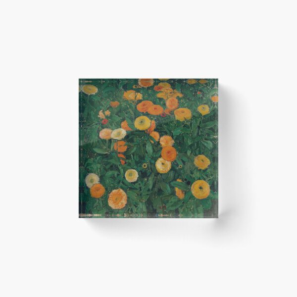 Item preview, Marigolds by Koloman Moser | Vienna Secession Floral Garden Print designed and sold by GalleryRowTV.