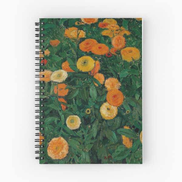 Item preview, Marigolds by Koloman Moser | Vienna Secession Floral Garden Print designed and sold by GalleryRowTV.