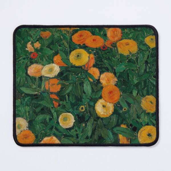 Item preview, Marigolds by Koloman Moser | Vienna Secession Floral Garden Print designed and sold by GalleryRowTV.