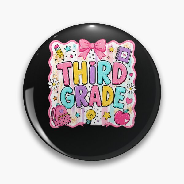 Item preview, Hello 3Rd Grade Girls Teacher Coquette Bow Back To School designed and sold by JamesCrArt.