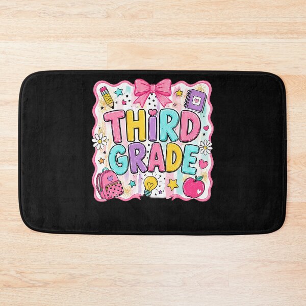Item preview, Hello 3Rd Grade Girls Teacher Coquette Bow Back To School designed and sold by JamesCrArt.