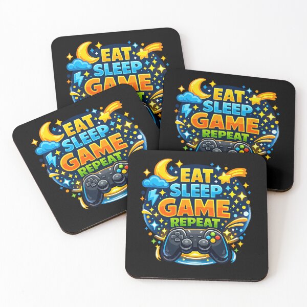 Item preview, Gamer - Eat Sleep Game Repeat designed and sold by Myra365Art.