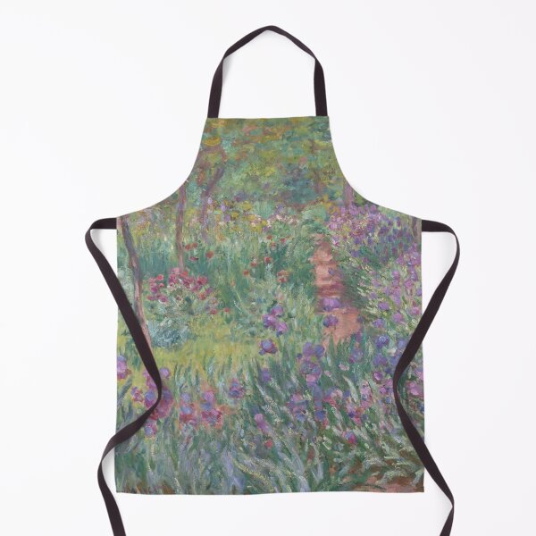 Item preview, The Artist's Garden in Giverny 1900 by Claude Monet | Iris Path Impressionist Print designed and sold by GalleryRowTV.
