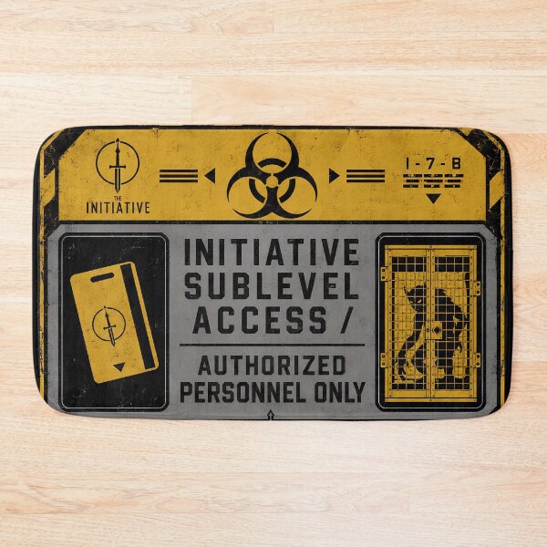 Item preview, Initiative Sublevel Biohazard Access Sign designed and sold by agearb.