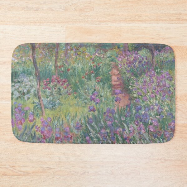 Item preview, The Artist's Garden in Giverny 1900 by Claude Monet | Iris Path Impressionist Print designed and sold by GalleryRowTV.