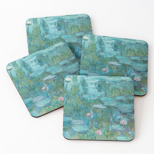 Item preview, Water Lilies c.1915 by Claude Monet | Turquoise Pond Impressionist Print designed and sold by GalleryRowTV.