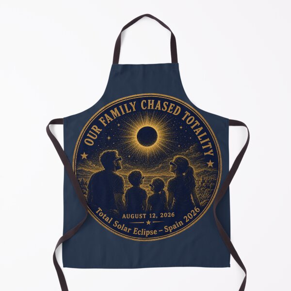 Item preview, Our Family Chased Totality Solar Eclipse Spain 2026 designed and sold by CalmCapy Co.