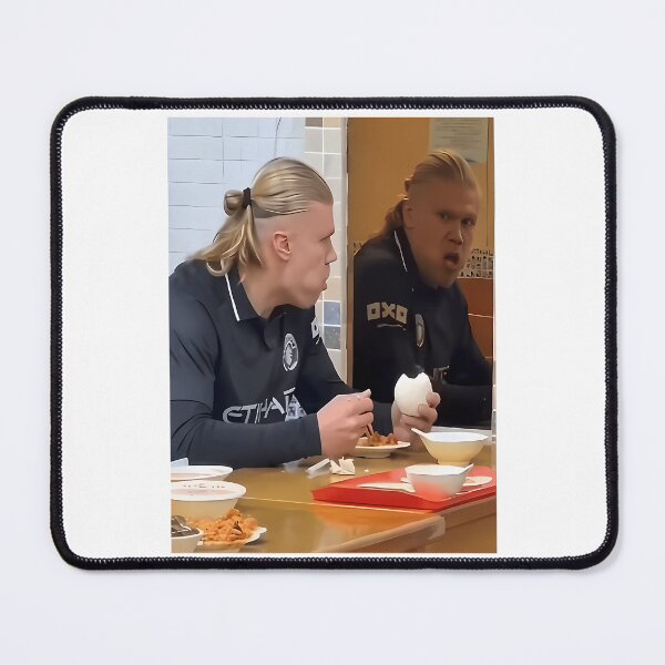Item preview, Funny Erling Haaland Meme Norway Soccer designed and sold by HempressBeads.