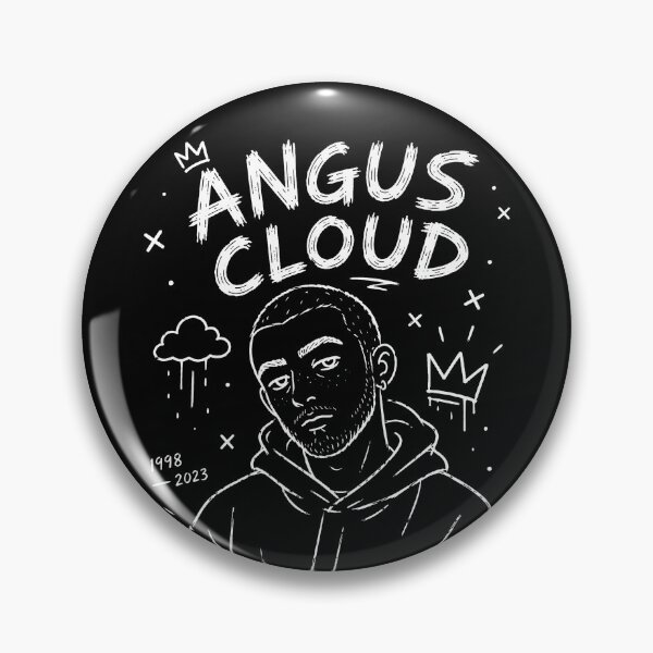 Item preview, Angus Cloud Tribute Hand Drawn Black White Doodle Portrait designed and sold by Abidel.