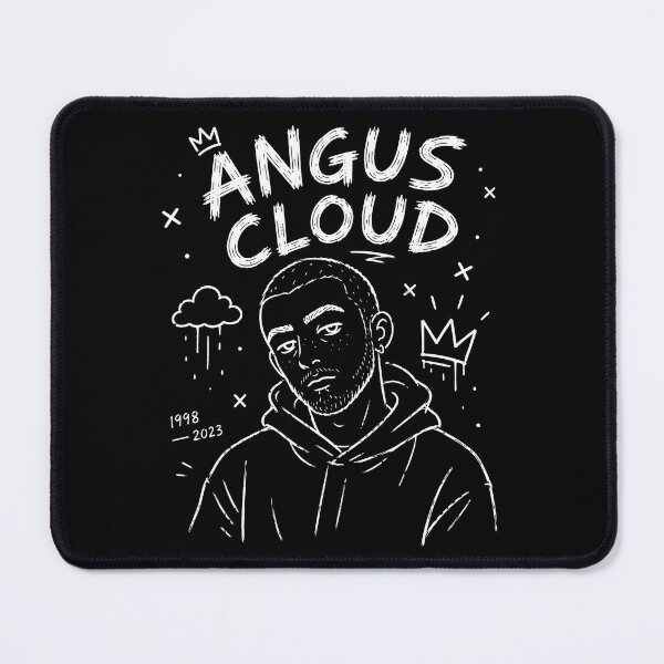 Item preview, Angus Cloud Tribute Hand Drawn Black White Doodle Portrait designed and sold by Abidel.
