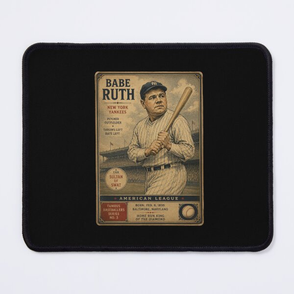 Item preview, Babe Ruth - Trading Card designed and sold by halibutgoatramb.