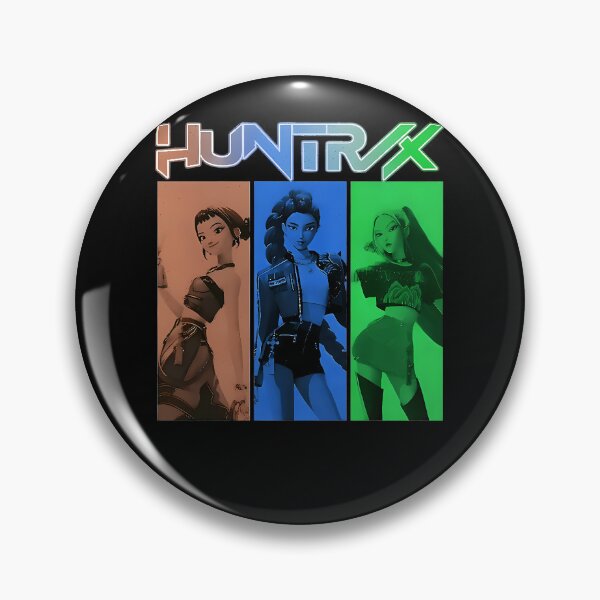 Item preview, Huntrix K-Pop Girl Group Trio Color Panels designed and sold by GenesisKohler.