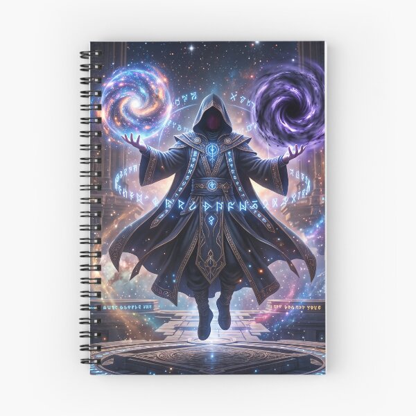Item preview, Astral Monk Cosmic Energy Dark Matter Fantasy Art designed and sold by TheRichGallery.