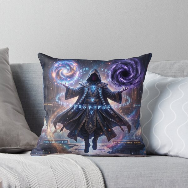 Item preview, Astral Monk Cosmic Energy Dark Matter Fantasy Art designed and sold by TheRichGallery.