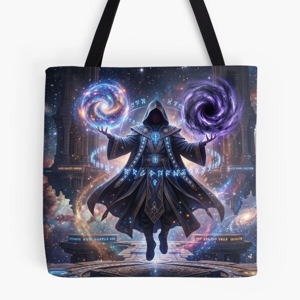 Item preview, Astral Monk Cosmic Energy Dark Matter Fantasy Art designed and sold by TheRichGallery.