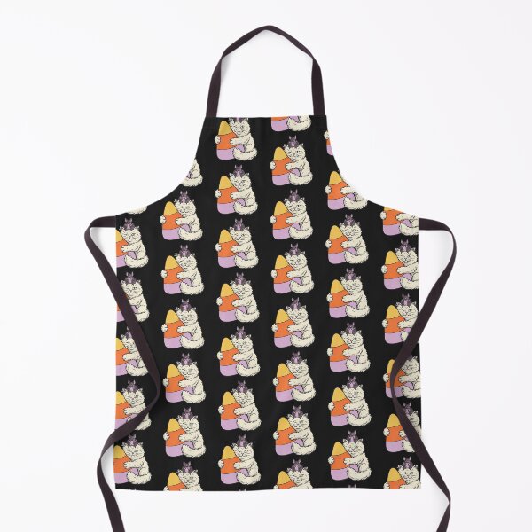 Item preview, Persian Cat Hugging Candy Corn and Cute Bat designed and sold by MewSpooky.