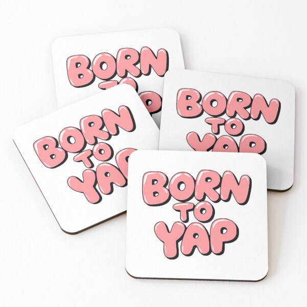 Item preview, Born To Yap Funny Pink designed and sold by rykerres.