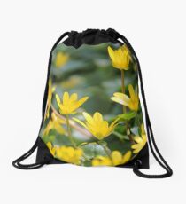 Dancing Buttercups Drawstring Bag