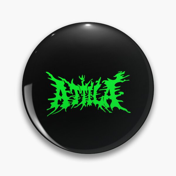 Item preview, Attila Green Metal Font designed and sold by DarenKoss.