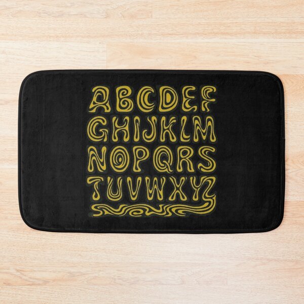 Item preview, Psychedelic Alphabet Waves – Vibrant Retro Letter Art   designed and sold by Catfcreations.