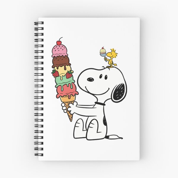 Artikelvorschau, Peanuts Snoopy und Woodstock Eiscreme entworfen und verkauft von Kovacekau.