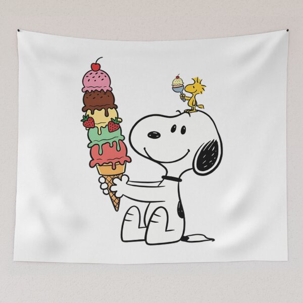 Item preview, Peanuts Snoopy And Woodstock Ice Cream designed and sold by Kovacekau.
