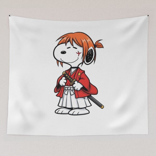 Item preview, Peanuts Snoopy as Kenshin  designed and sold by Kovacekau.