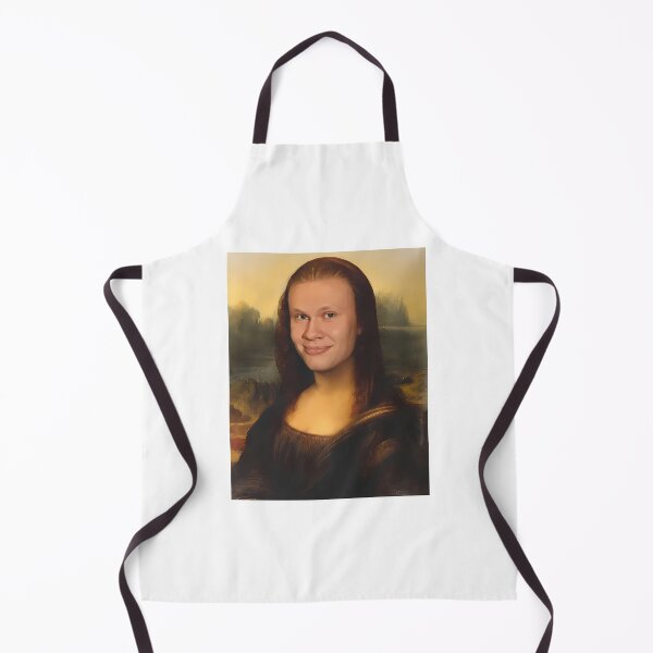 Item preview, Funny Erling Haaland Mona Lisa Meme Norway Soccer designed and sold by HempressBeads.