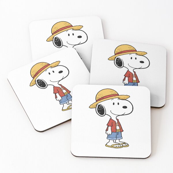 Item preview, Peanuts Snoopy as Luffy   designed and sold by Kovacekau.