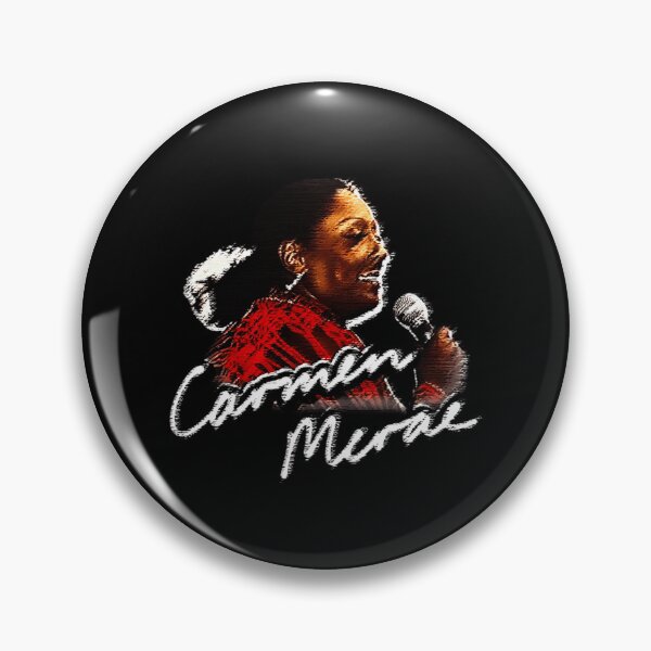 Item preview, Jazz Vocalist Carmen McRae Singing Into Microphone designed and sold by EdaEichmann.