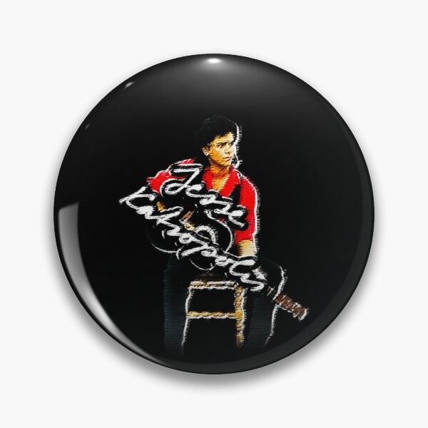 Item preview, Guitarist Jesse Ed Davis Portrait on Stool designed and sold by EdaEichmann.