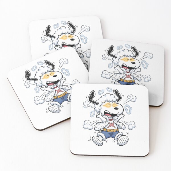 Item preview, Peanuts Snoopy as Luffy Gear 5   designed and sold by Kovacekau.