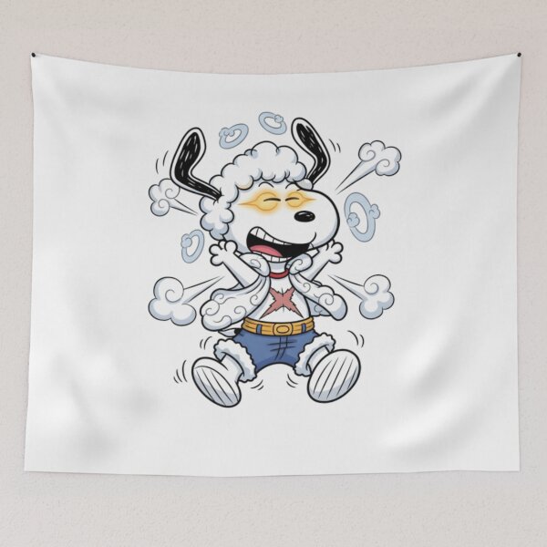 Item preview, Peanuts Snoopy as Luffy Gear 5   designed and sold by Kovacekau.