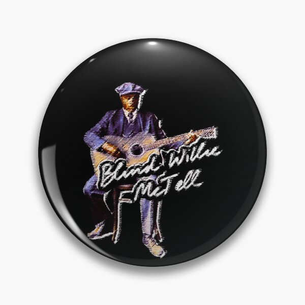 Item preview, Bluesman Blind Willie McTell Playing Guitar designed and sold by EdaEichmann.