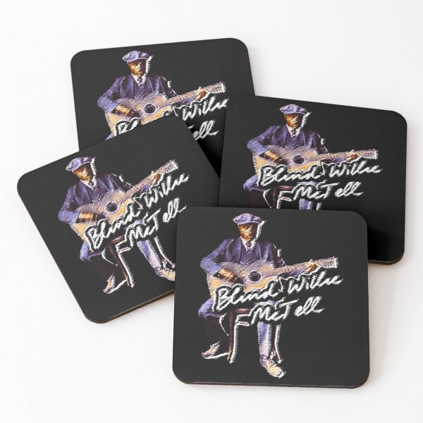 Item preview, Bluesman Blind Willie McTell Playing Guitar designed and sold by EdaEichmann.