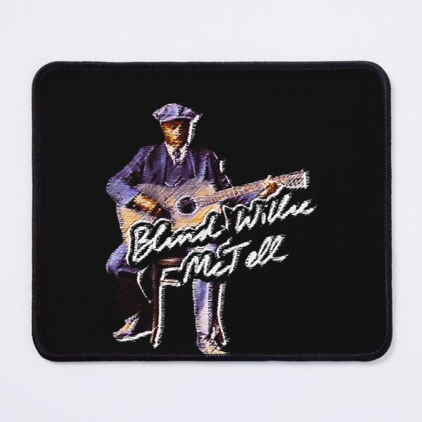 Item preview, Bluesman Blind Willie McTell Playing Guitar designed and sold by EdaEichmann.