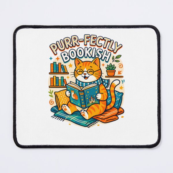 Item preview, PURR-FECTLY BOOKISH designed and sold by LibicoStore.